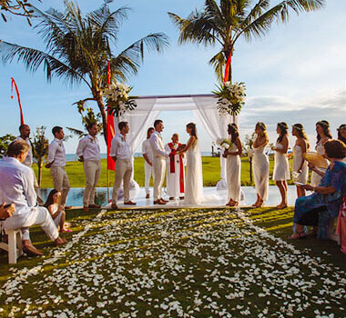 Sungai Tinggi Beach Villa - Stunning wedding backdrop